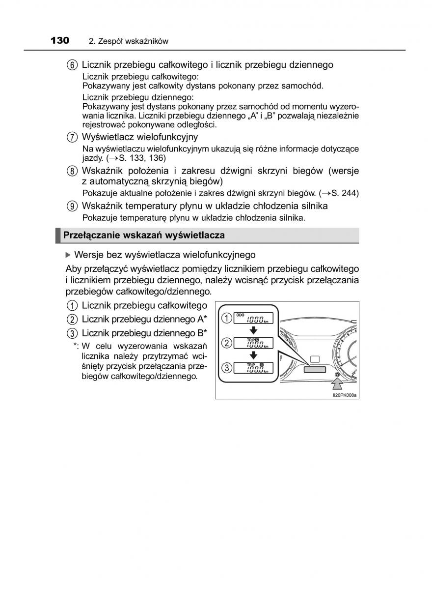 Toyota Hilux VIII 8 AN120 AN130 instrukcja obslugi / page 130