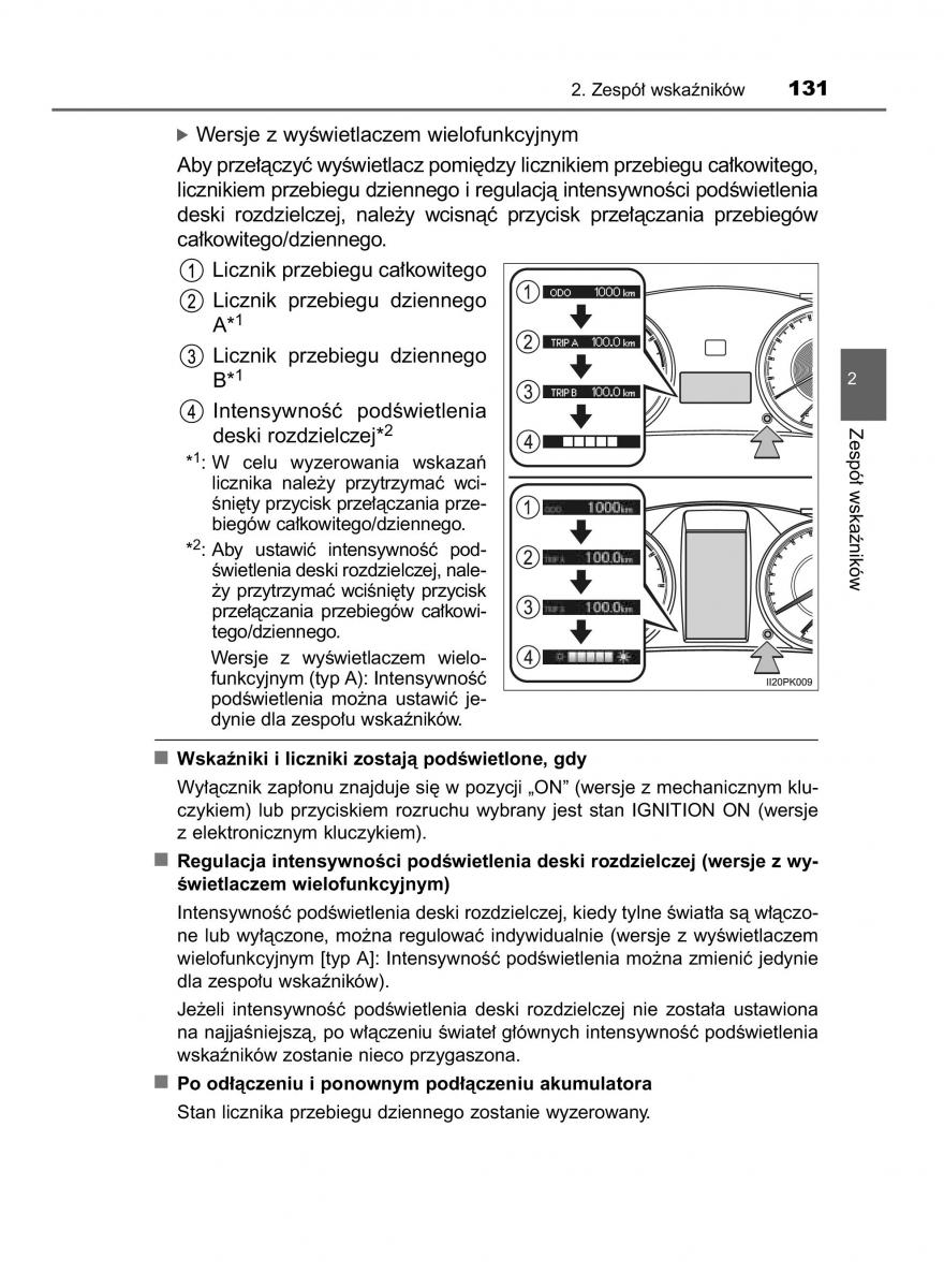 Toyota Hilux VIII 8 AN120 AN130 instrukcja obslugi / page 131