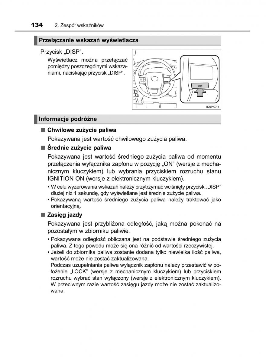 Toyota Hilux VIII 8 AN120 AN130 instrukcja obslugi / page 134