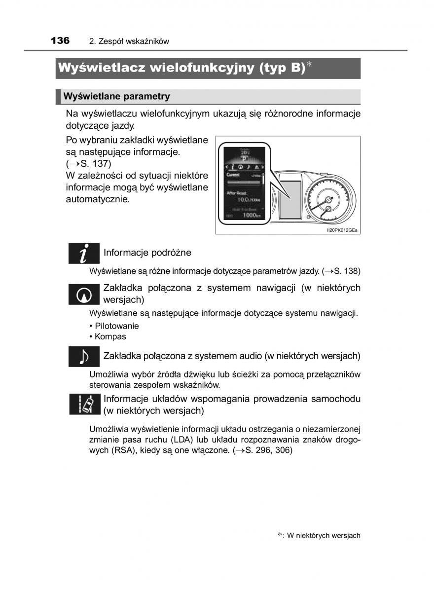 Toyota Hilux VIII 8 AN120 AN130 instrukcja obslugi / page 136