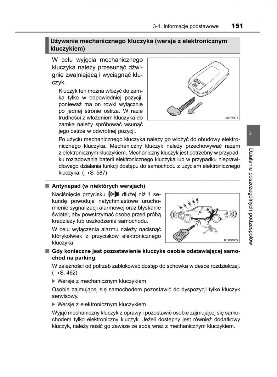 Toyota Hilux VIII 8 AN120 AN130 instrukcja obslugi / page 151