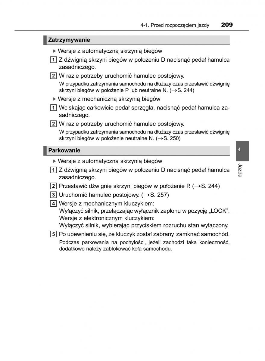 Toyota Hilux VIII 8 AN120 AN130 instrukcja obslugi / page 209