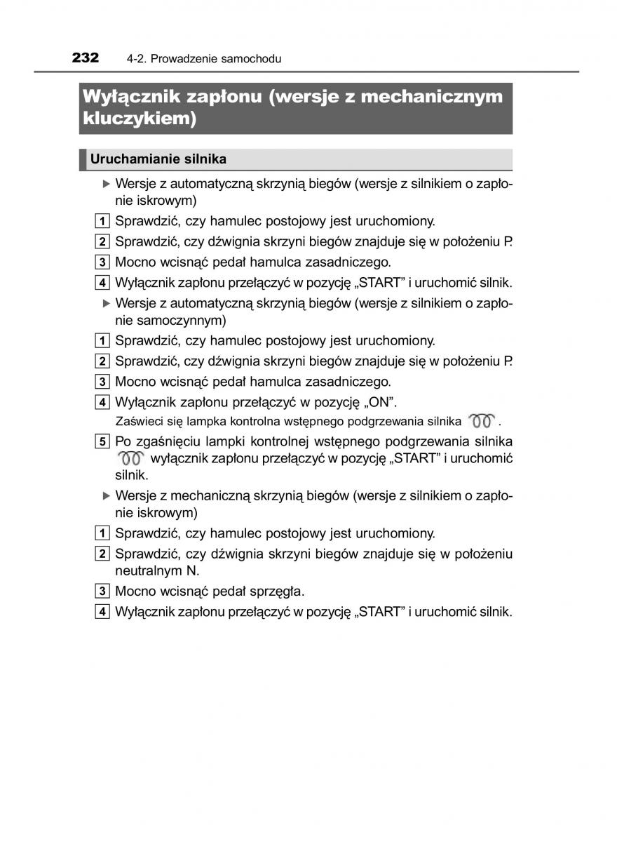 Toyota Hilux VIII 8 AN120 AN130 instrukcja obslugi / page 232