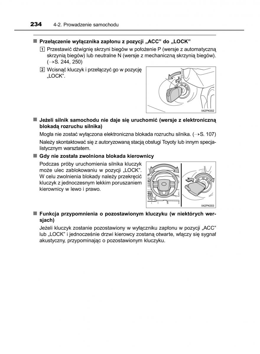 Toyota Hilux VIII 8 AN120 AN130 instrukcja obslugi / page 234