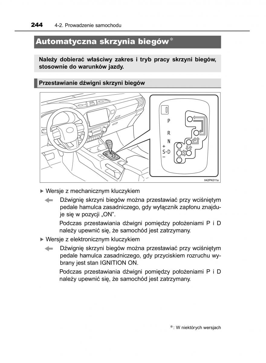 Toyota Hilux VIII 8 AN120 AN130 instrukcja obslugi / page 244