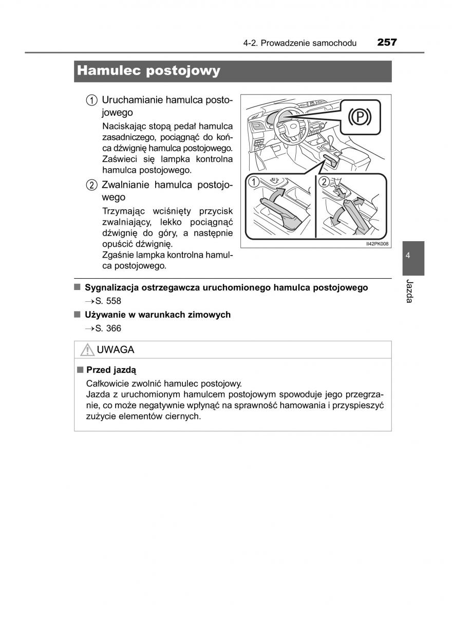 Toyota Hilux VIII 8 AN120 AN130 instrukcja obslugi / page 257