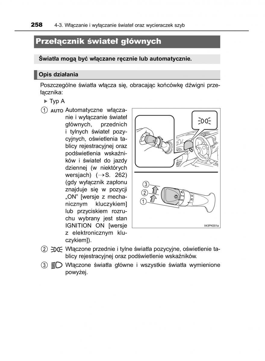 Toyota Hilux VIII 8 AN120 AN130 instrukcja obslugi / page 258