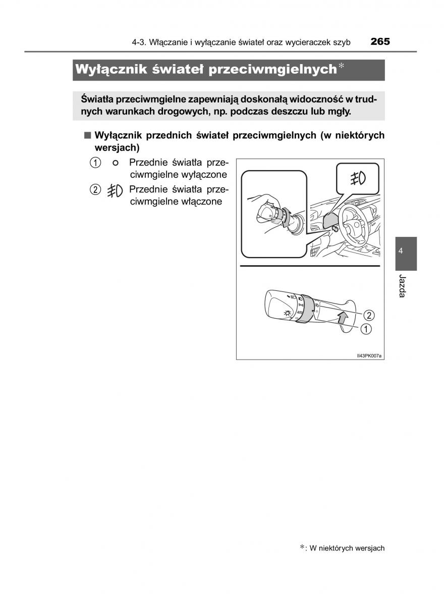 Toyota Hilux VIII 8 AN120 AN130 instrukcja obslugi / page 265