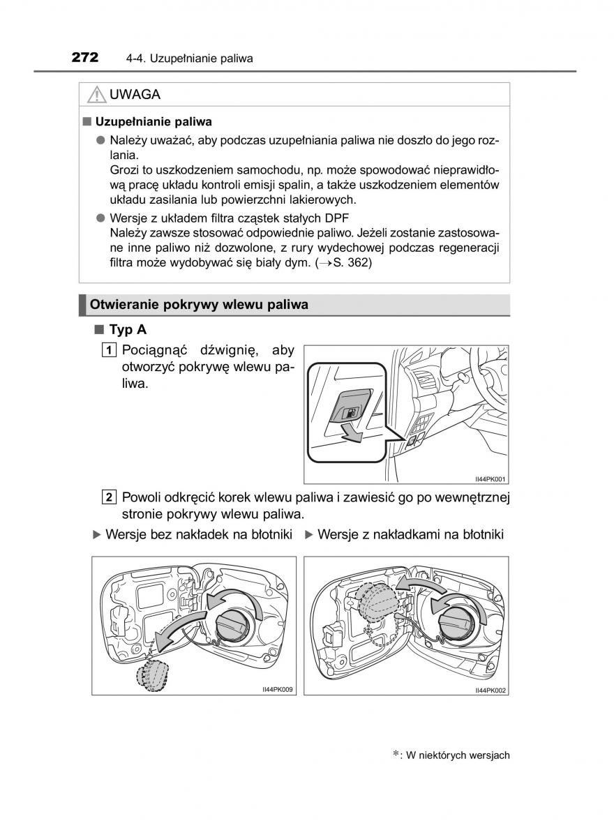 Toyota Hilux VIII 8 AN120 AN130 instrukcja obslugi / page 272