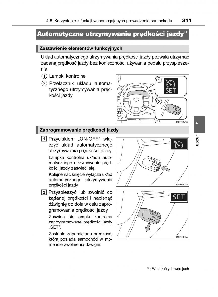 Toyota Hilux VIII 8 AN120 AN130 instrukcja obslugi / page 311