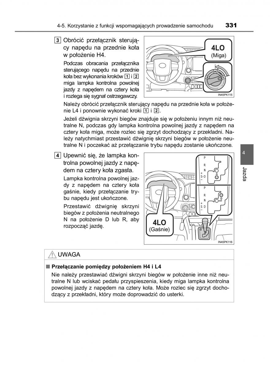 Toyota Hilux VIII 8 AN120 AN130 instrukcja obslugi / page 331