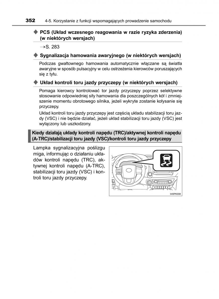 Toyota Hilux VIII 8 AN120 AN130 instrukcja obslugi / page 352