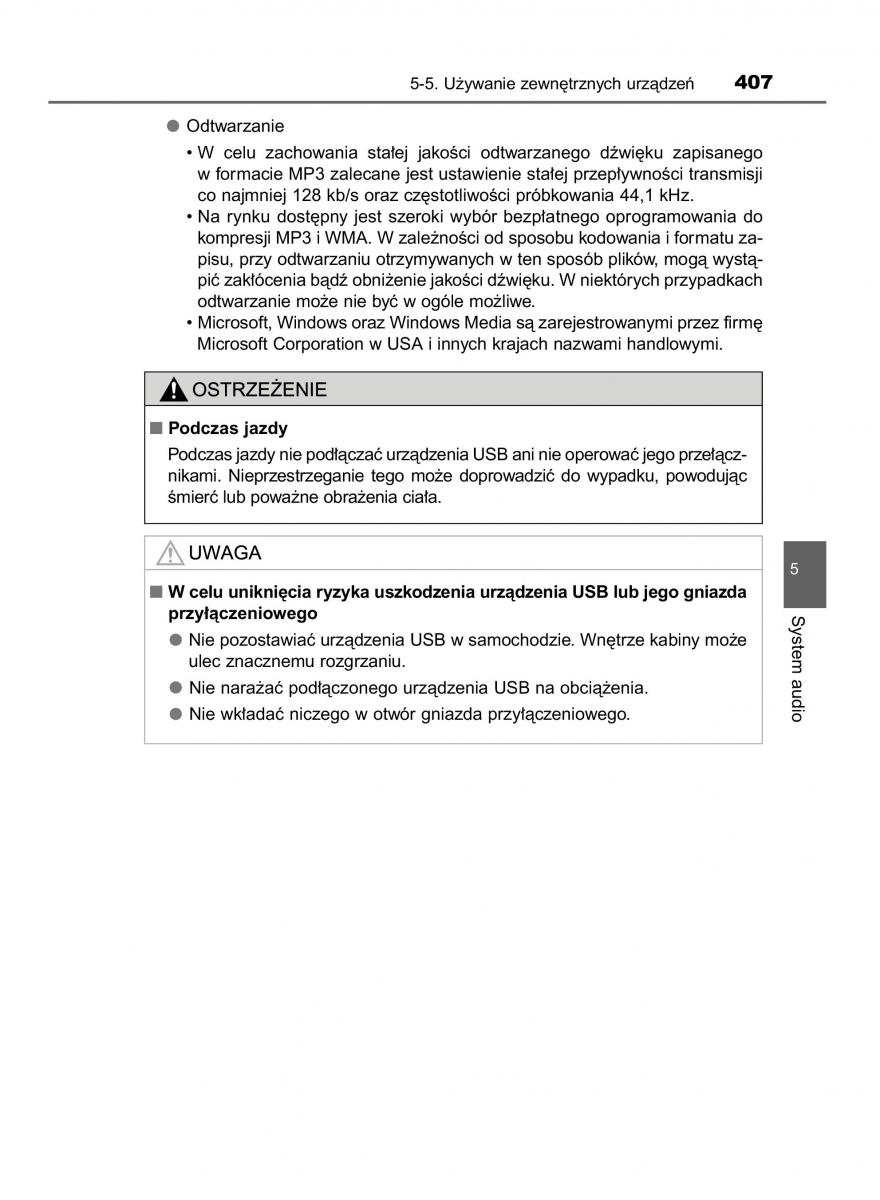 Toyota Hilux VIII 8 AN120 AN130 instrukcja obslugi / page 407