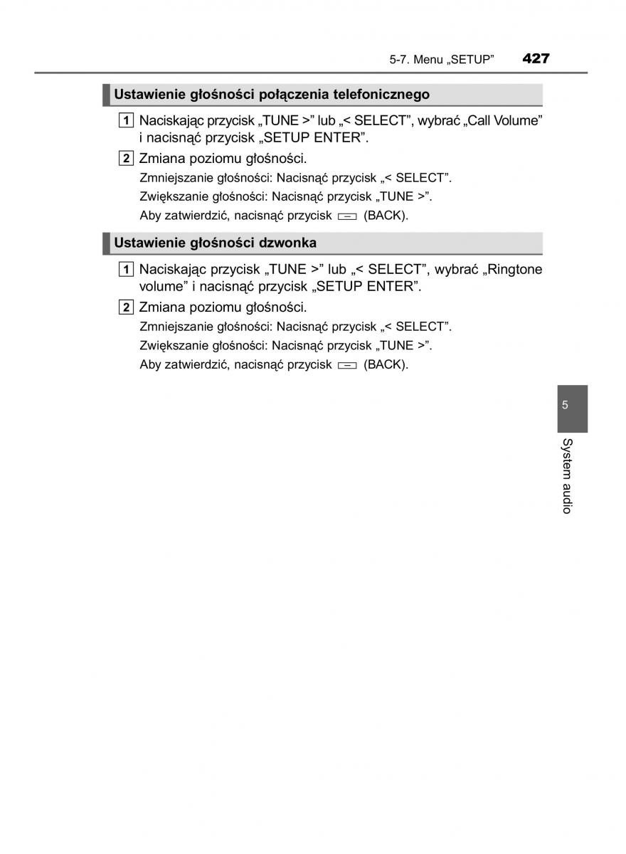 Toyota Hilux VIII 8 AN120 AN130 instrukcja obslugi / page 427