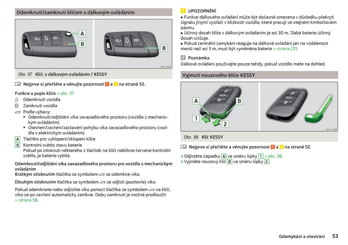 Skoda Superb III 3 navod k obsludze / page 55