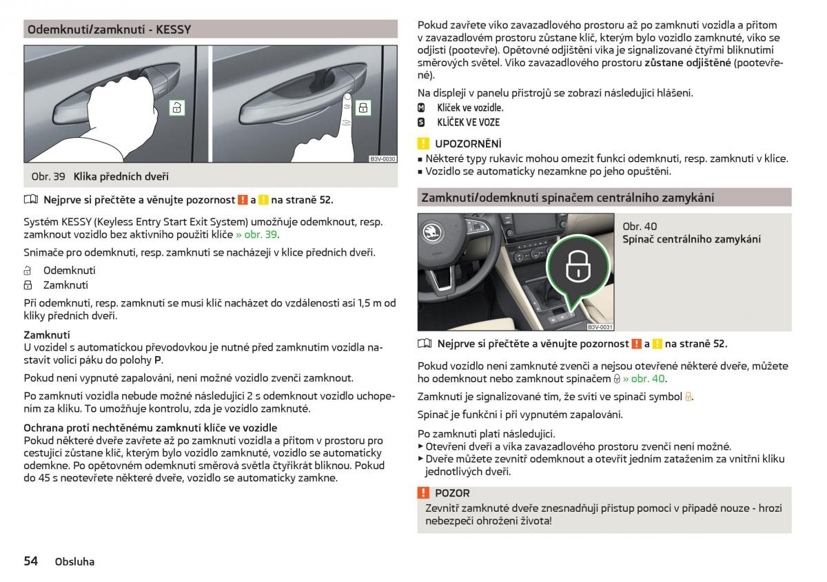 Skoda Superb III 3 navod k obsludze / page 56