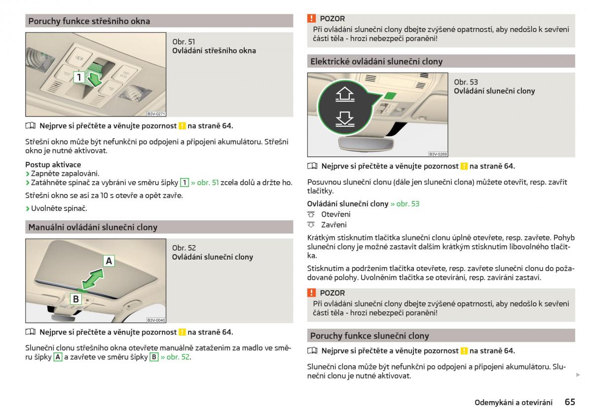 Skoda Superb III 3 navod k obsludze / page 67