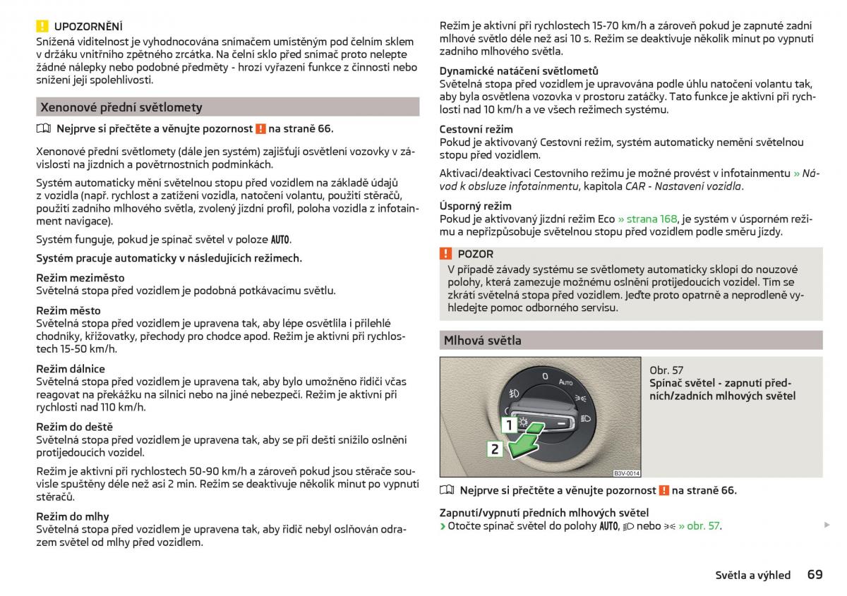 Skoda Superb III 3 navod k obsludze / page 71