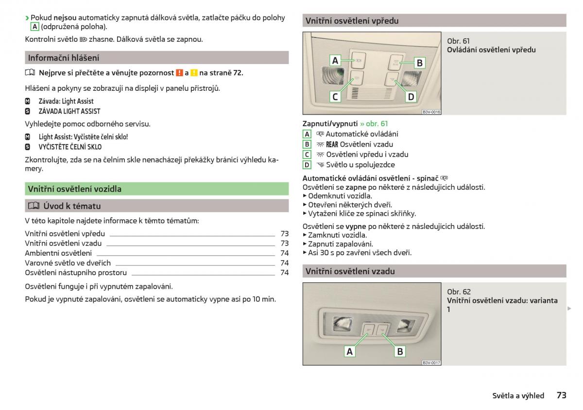 Skoda Superb III 3 navod k obsludze / page 75