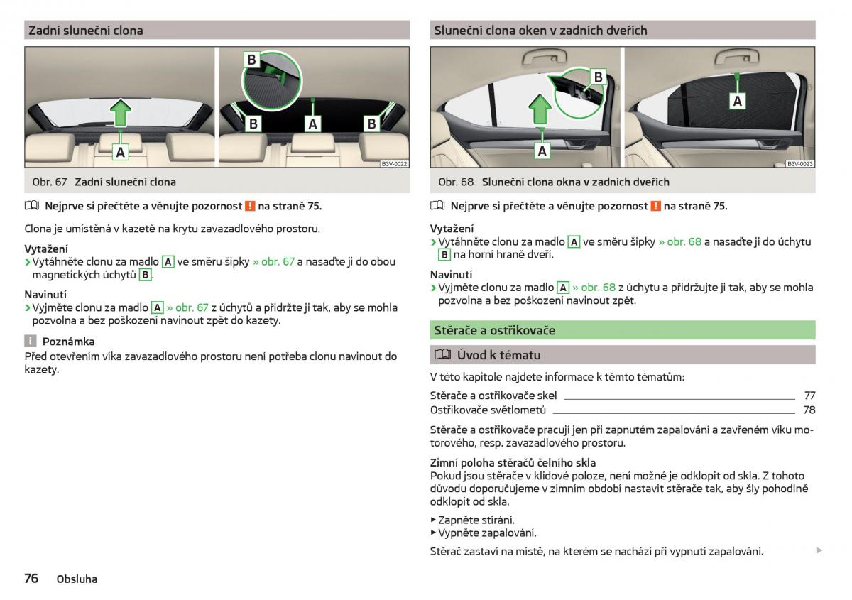 Skoda Superb III 3 navod k obsludze / page 78