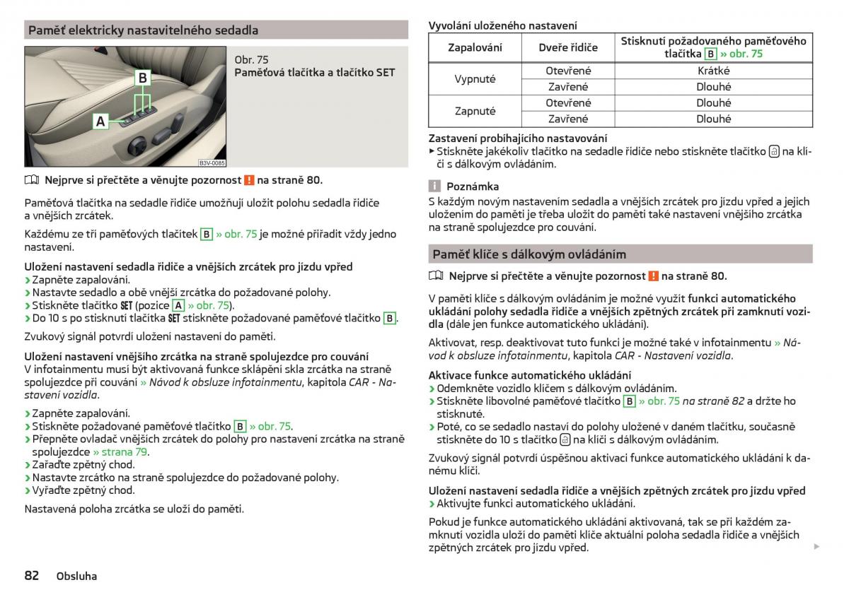 Skoda Superb III 3 navod k obsludze / page 84