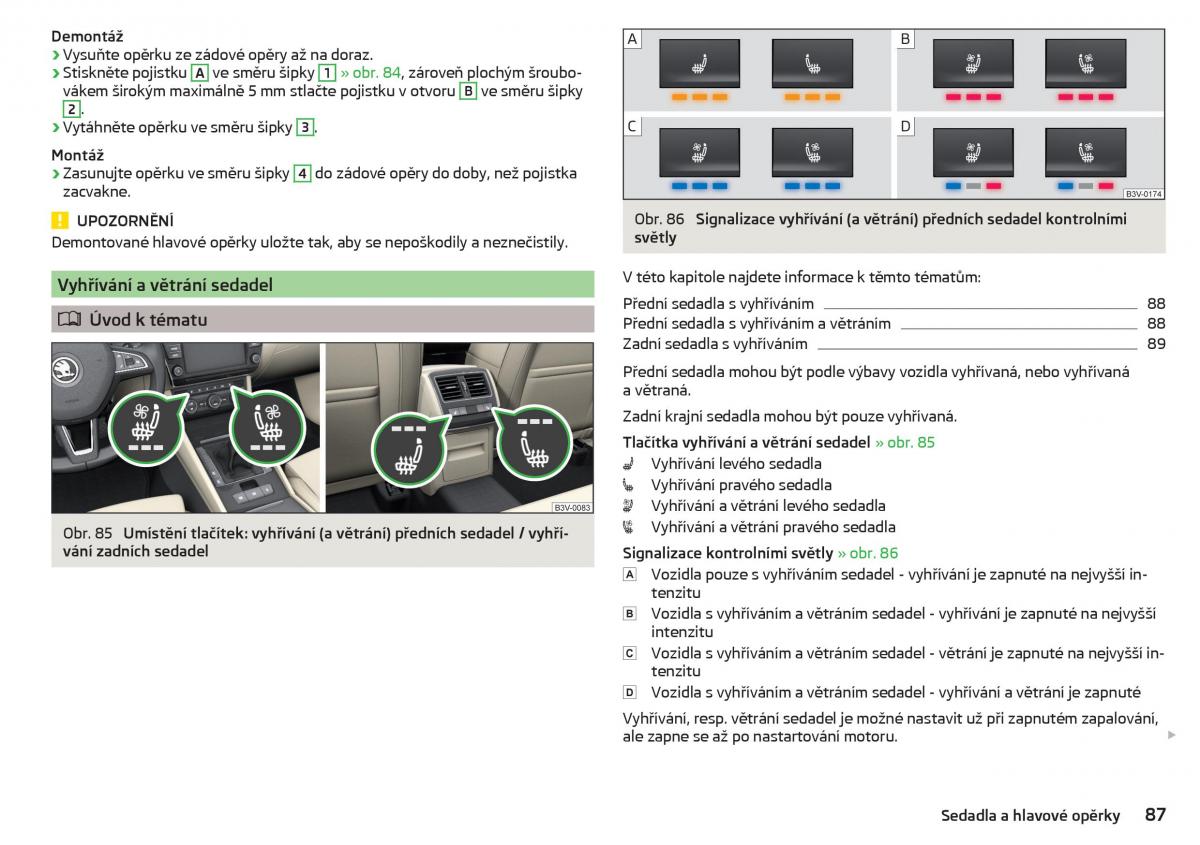 Skoda Superb III 3 navod k obsludze / page 89