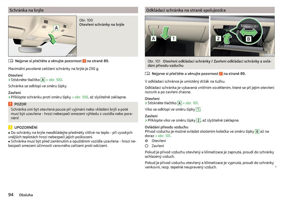 Skoda Superb III 3 navod k obsludze / page 96