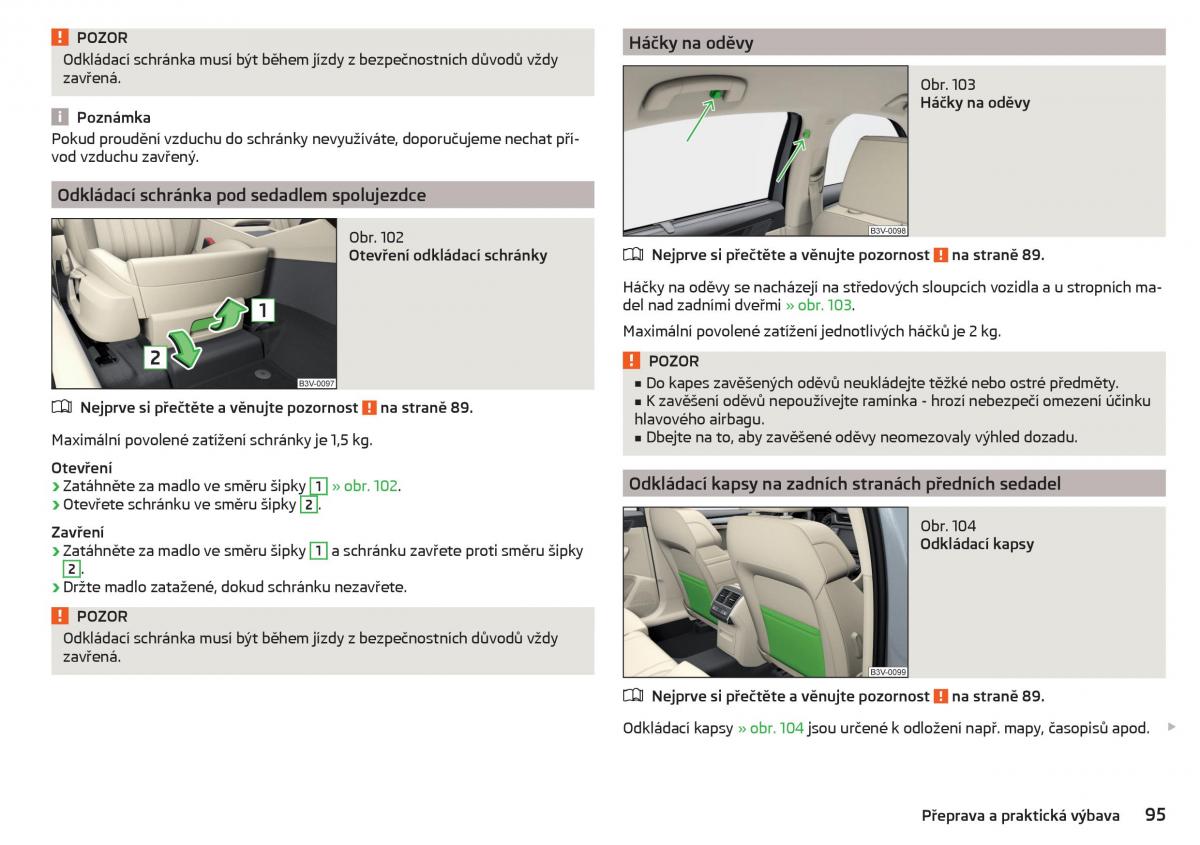 Skoda Superb III 3 navod k obsludze / page 97