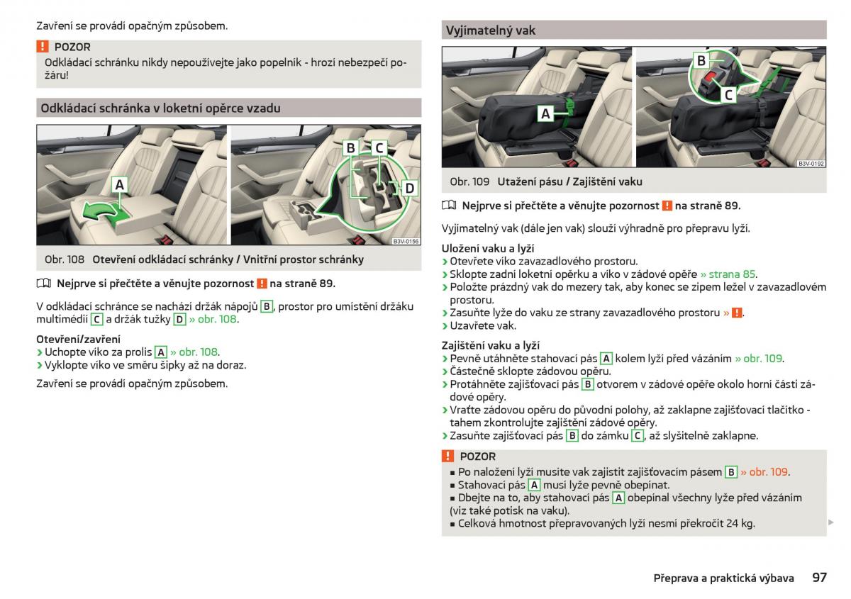 Skoda Superb III 3 navod k obsludze / page 99