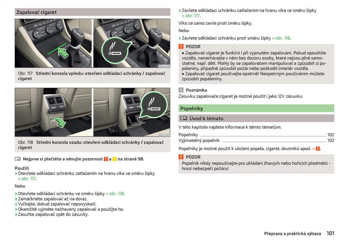 Skoda Superb III 3 navod k obsludze / page 103