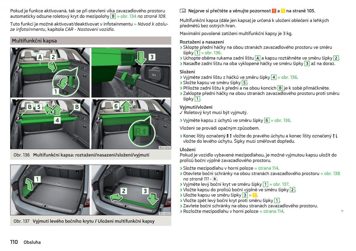 Skoda Superb III 3 navod k obsludze / page 112