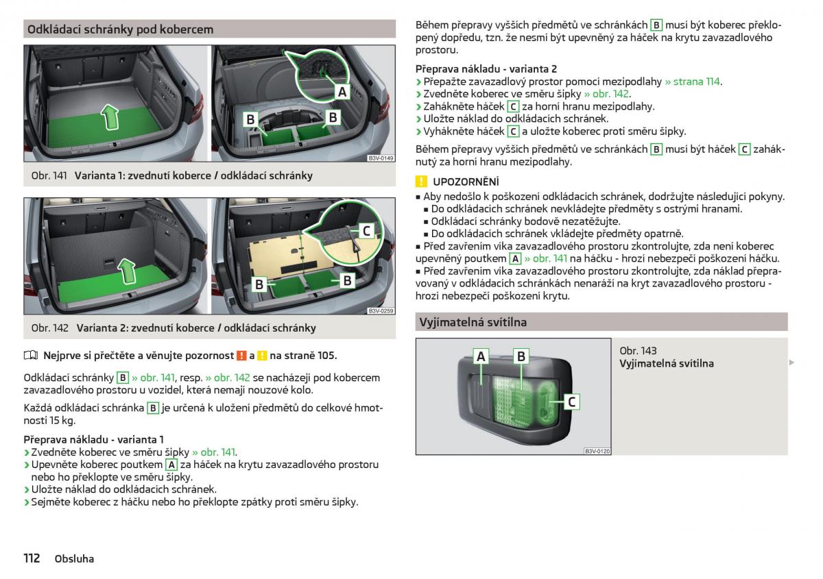 Skoda Superb III 3 navod k obsludze / page 114