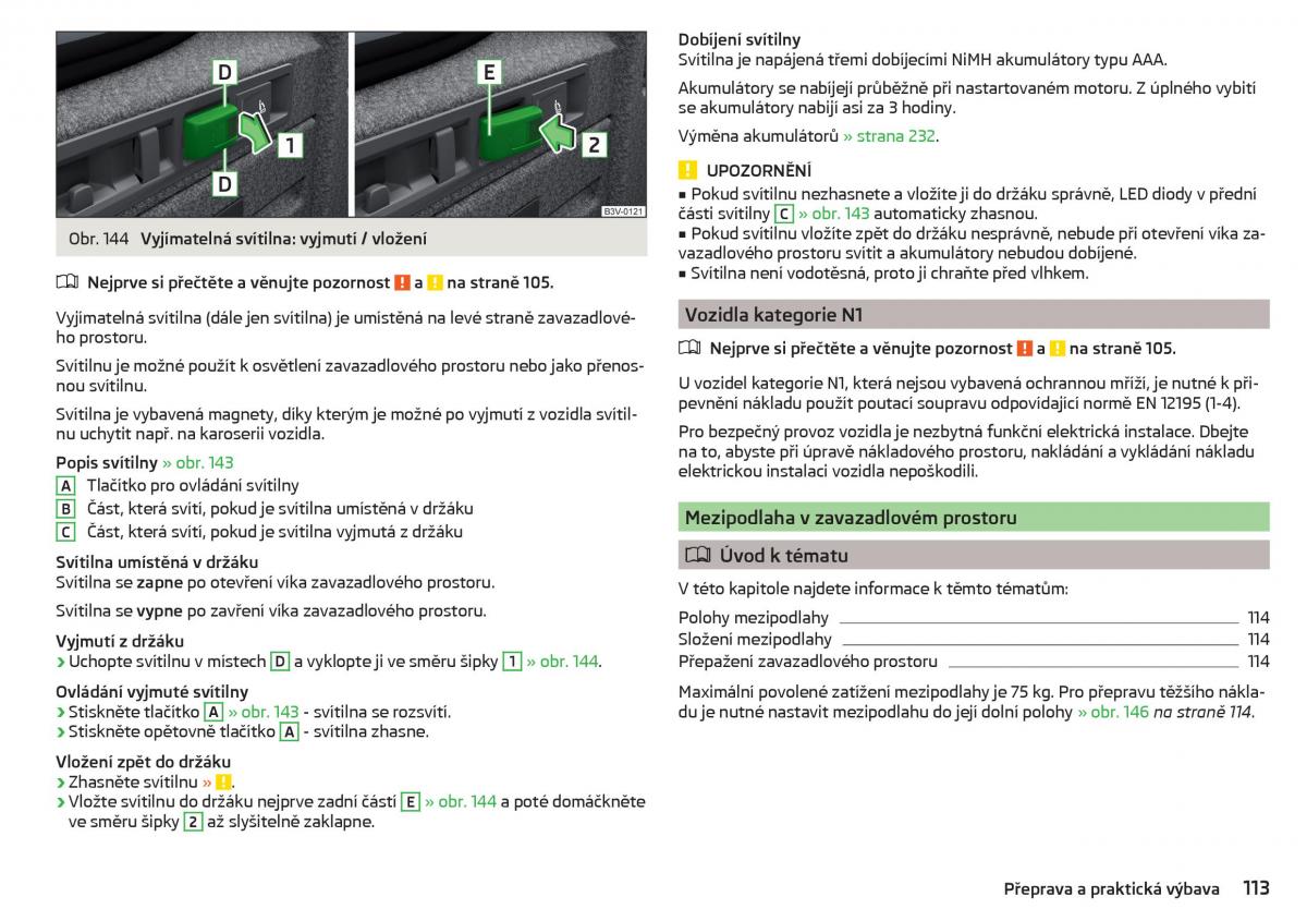 Skoda Superb III 3 navod k obsludze / page 115