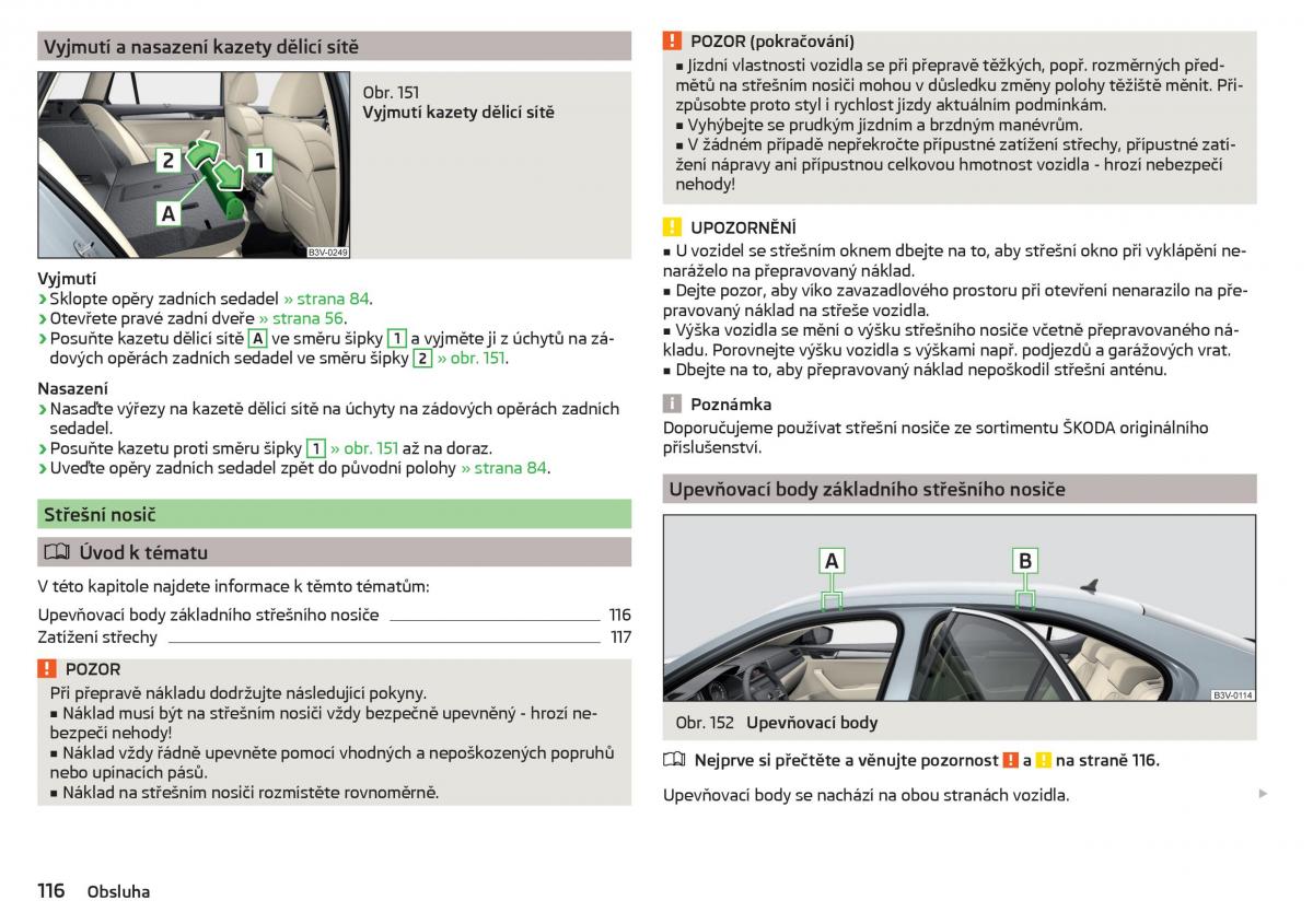 Skoda Superb III 3 navod k obsludze / page 118