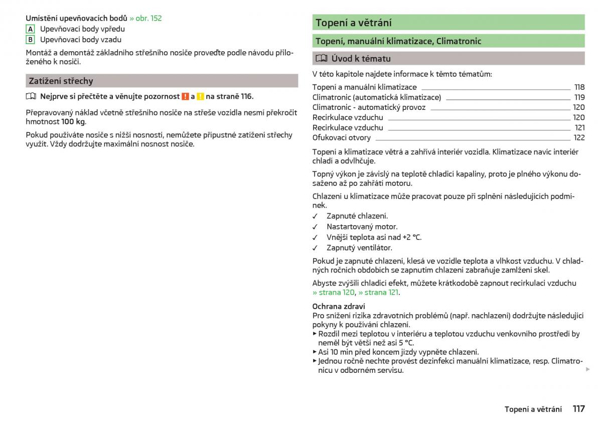 Skoda Superb III 3 navod k obsludze / page 119