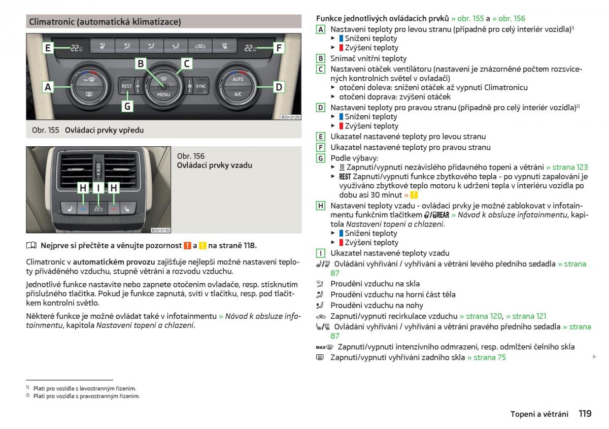 Skoda Superb III 3 navod k obsludze / page 121