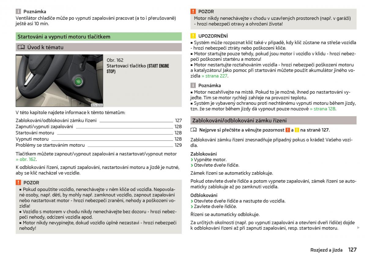 Skoda Superb III 3 navod k obsludze / page 129