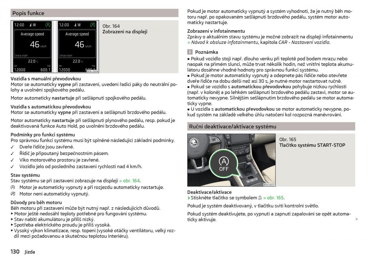 Skoda Superb III 3 navod k obsludze / page 132