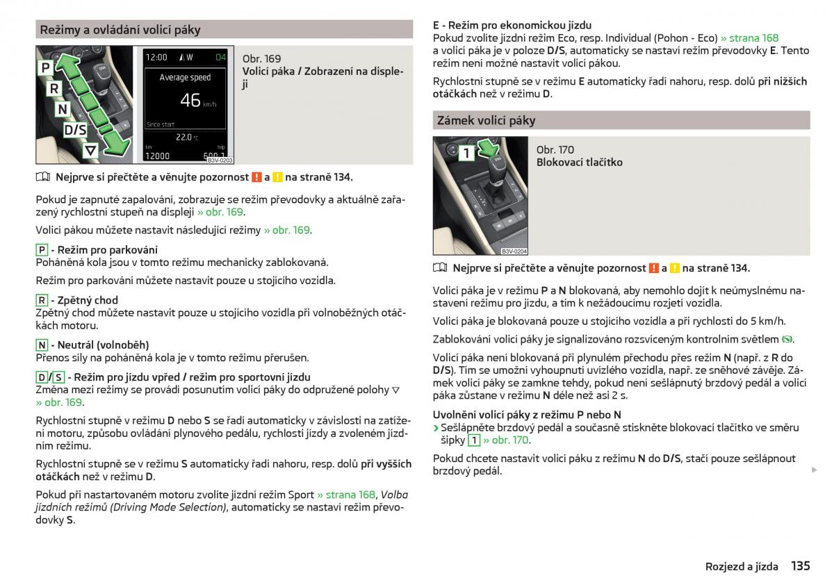 Skoda Superb III 3 navod k obsludze / page 137