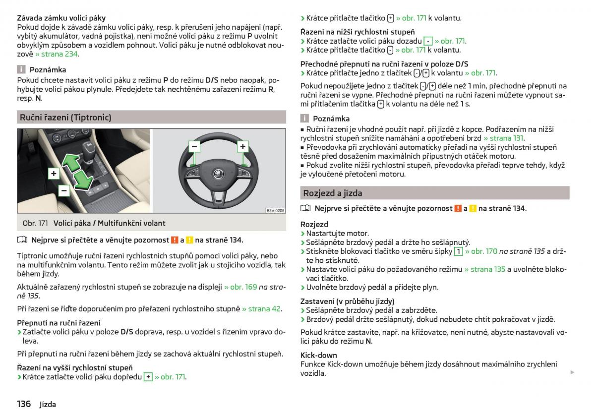 Skoda Superb III 3 navod k obsludze / page 138