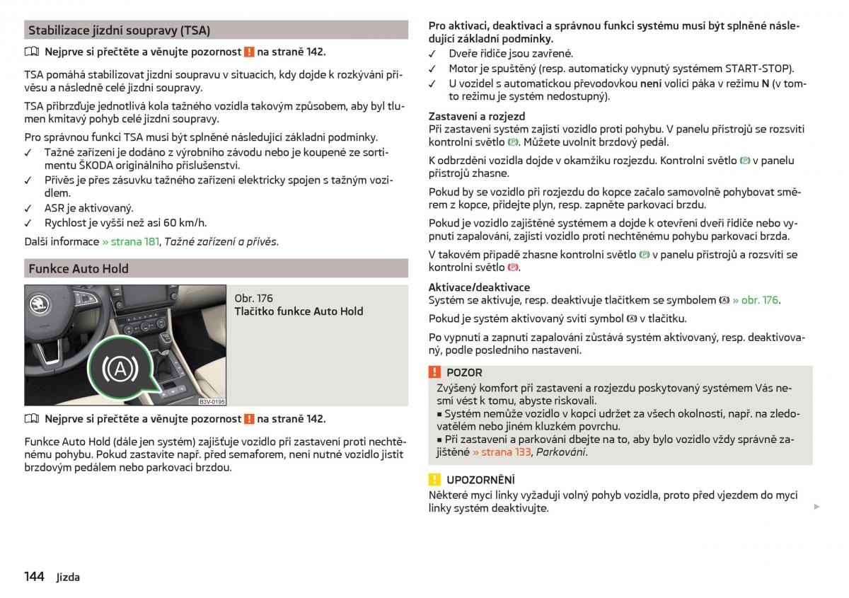 Skoda Superb III 3 navod k obsludze / page 146