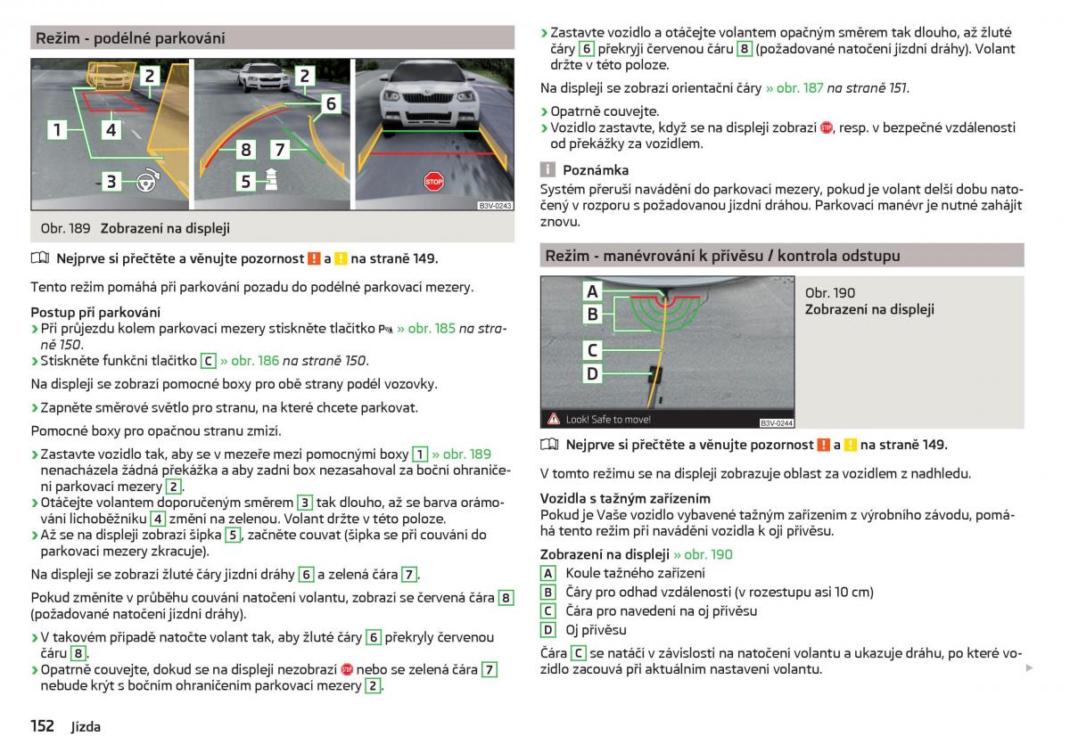 Skoda Superb III 3 navod k obsludze / page 154