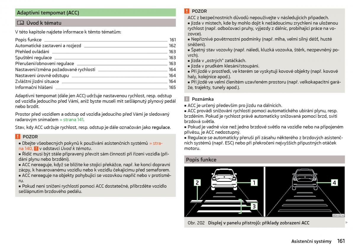 Skoda Superb III 3 navod k obsludze / page 163