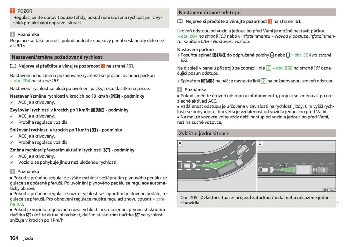 Skoda Superb III 3 navod k obsludze / page 166