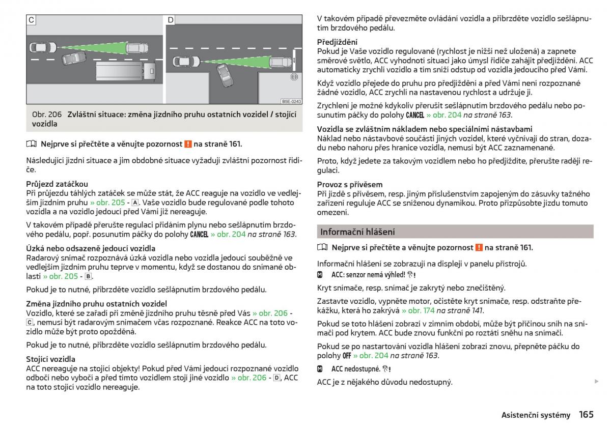 Skoda Superb III 3 navod k obsludze / page 167