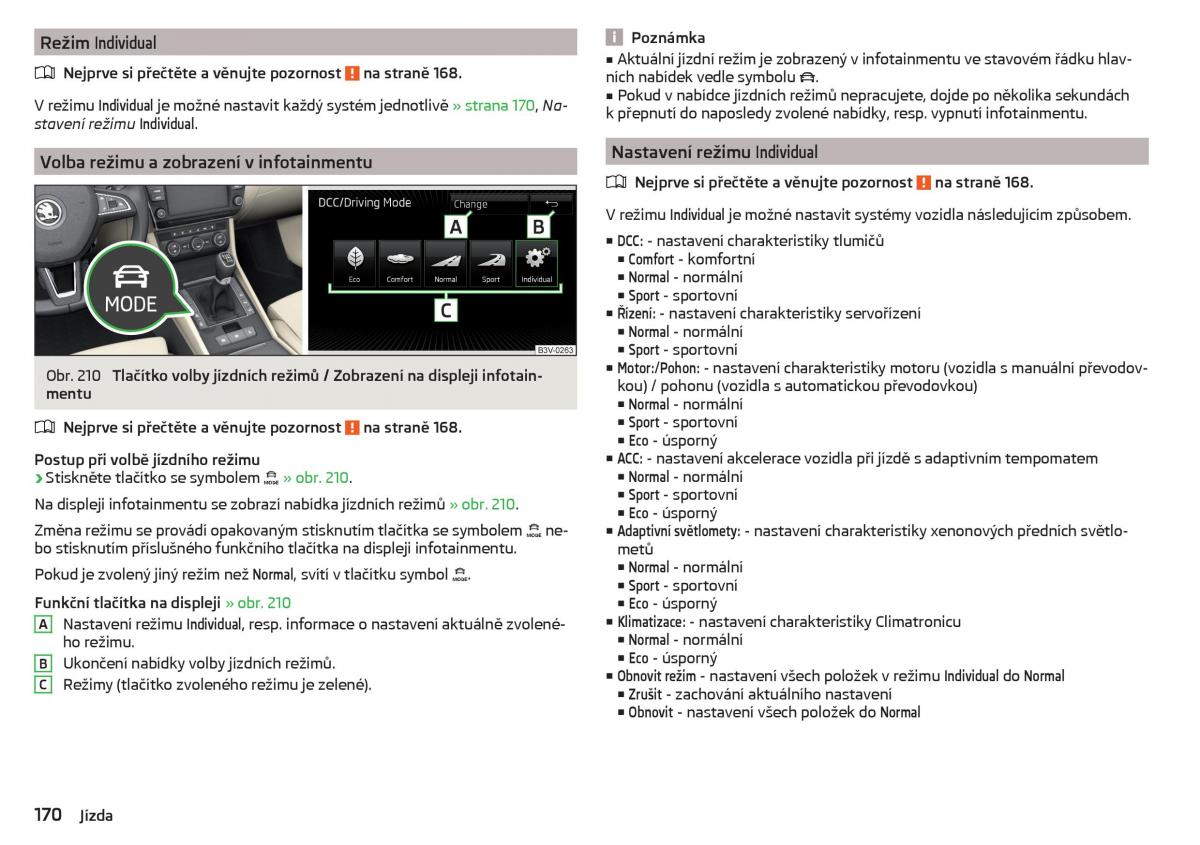 Skoda Superb III 3 navod k obsludze / page 172