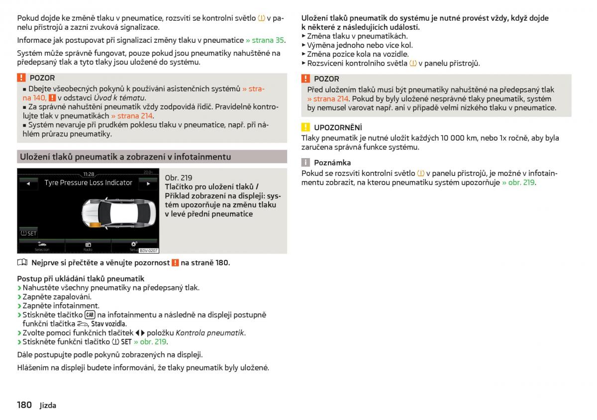 Skoda Superb III 3 navod k obsludze / page 182