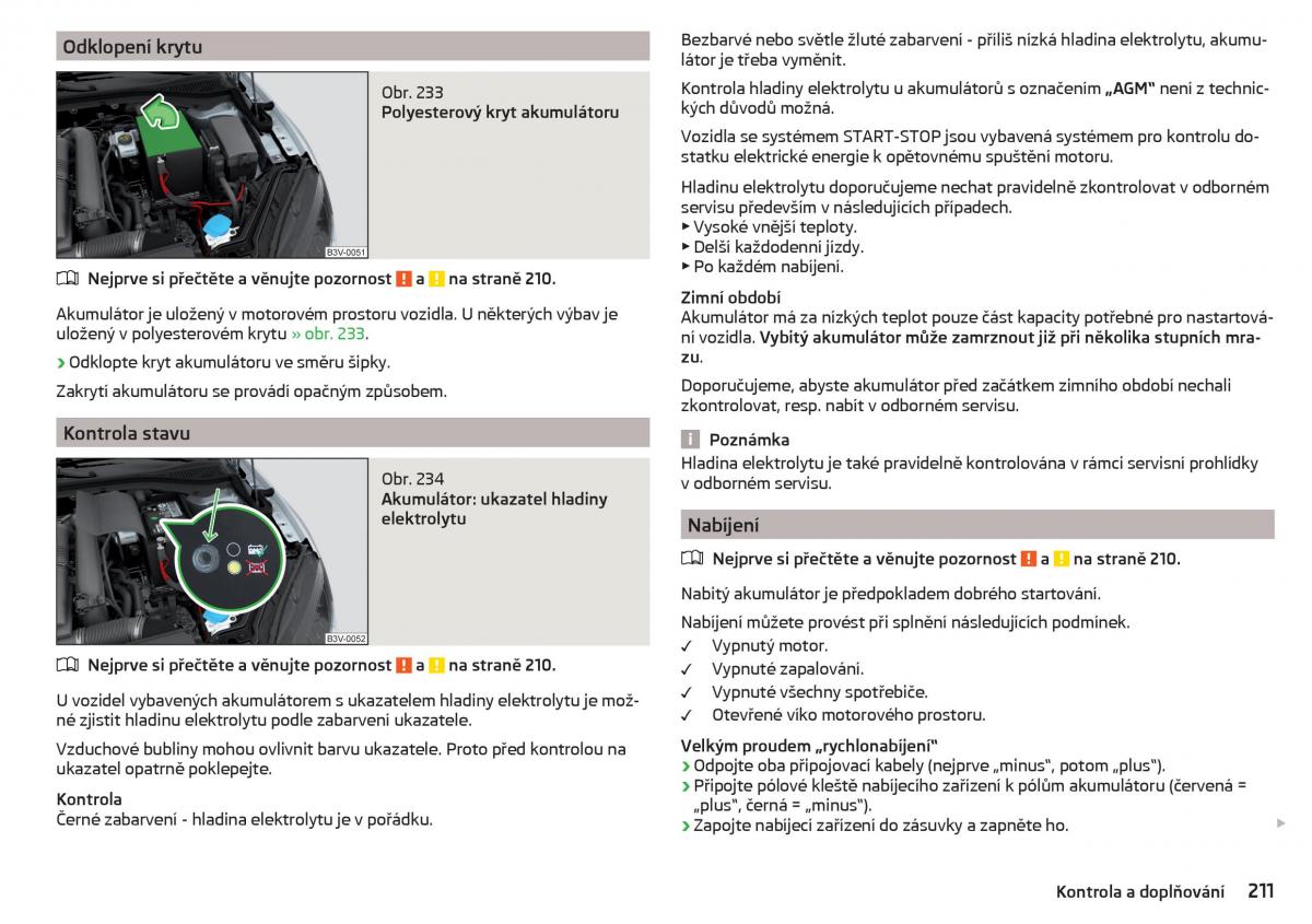 Skoda Superb III 3 navod k obsludze / page 213