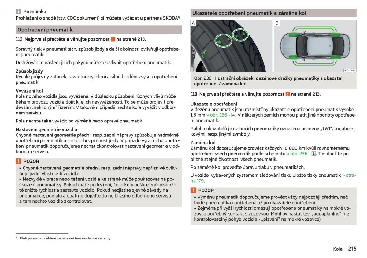 Skoda Superb III 3 navod k obsludze / page 217