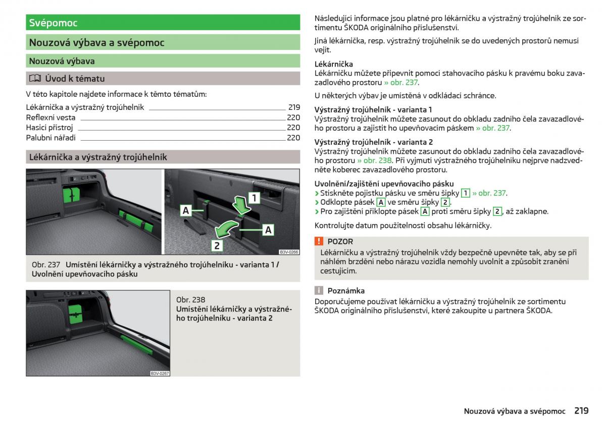 Skoda Superb III 3 navod k obsludze / page 221